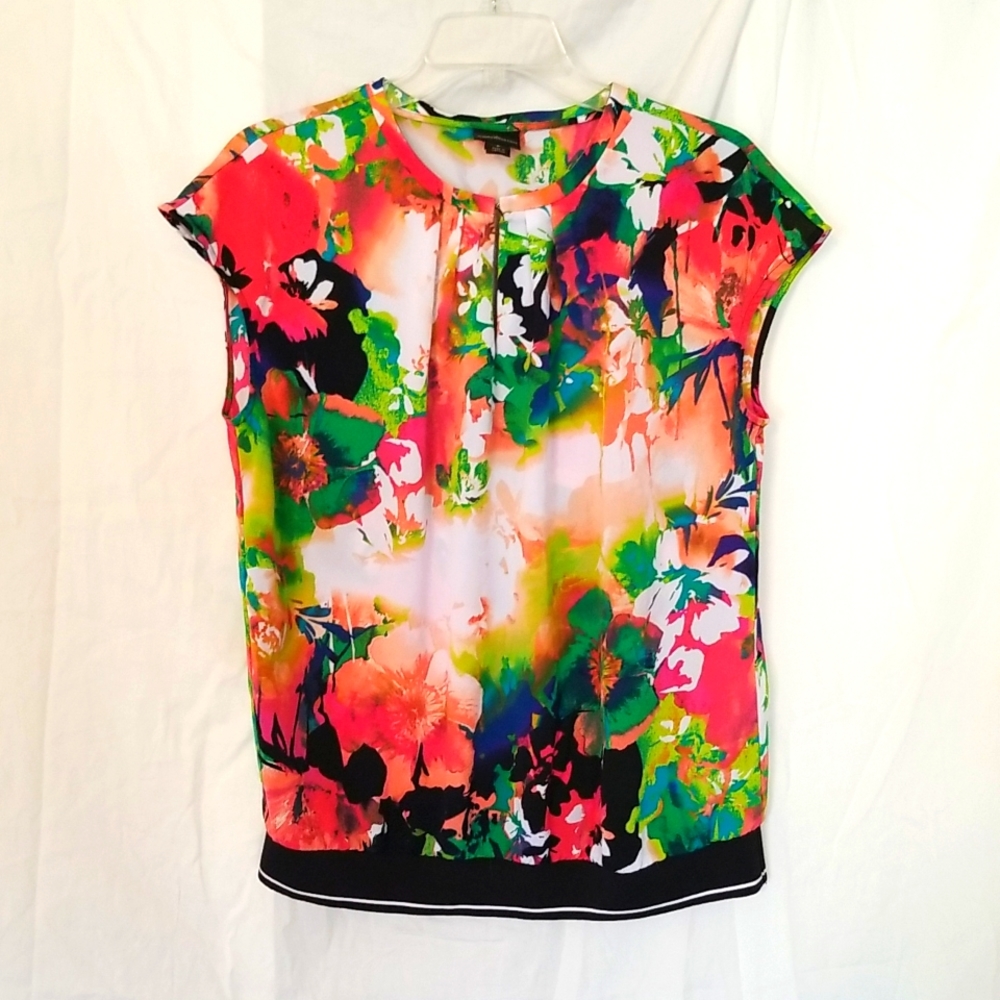 Worthington sleeveless blouse, L